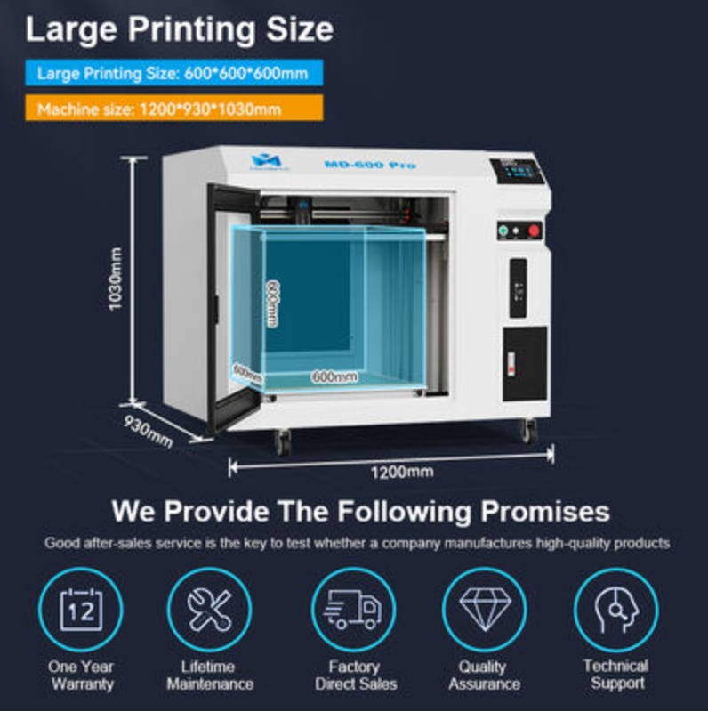 Mingda MD-600 PRO 3D Printer
